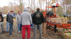 Saw demo to High School